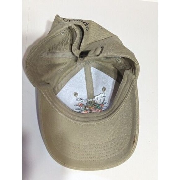 Caribbean Sol Tree‎ Frog Orlando Adjustable 100% Cotton Baseball Cap Hat Tan - Picture 4 of 5
